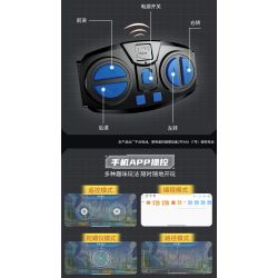 Enlighten 74034 Qman 74034 non  XE RC S-DAWNBREAKER bộ đồ chơi xếp lắp ráp ghép mô hình Qq Speed