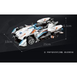 Enlighten 74034 Qman 74034 non  XE RC S-DAWNBREAKER bộ đồ chơi xếp lắp ráp ghép mô hình Qq Speed