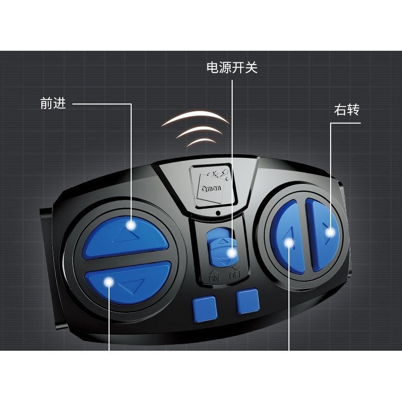 Enlighten 74031 Qman 74031 non  XE RC S-JUDGER bộ đồ chơi xếp lắp ráp ghép mô hình Qq Speed