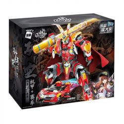 Enlighten 74021 Qman 74021 non  CƠ KHÍ TÔN NGỘ KHÔNG XE ĐUA bộ đồ chơi xếp lắp ráp ghép mô hình 256 khối