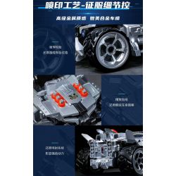 Enlighten 74011 Qman 74011 non  TỐC ĐỘ QQ S-QINGTIAN RENAULT bộ đồ chơi xếp lắp ráp ghép mô hình Qq Speed S-OPTIMUS RENO 94 khối