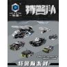 HENGTAI 92012 non  ĐỘI SWAT bộ đồ chơi xếp lắp ráp ghép mô hình City Thành Phố 417 khối