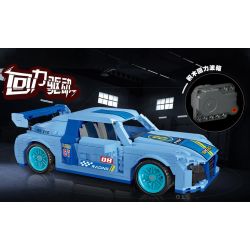 JIESTAR 92013 non  XE LÙI R8-V10 bộ đồ chơi xếp lắp ráp ghép mô hình Racers Đua Tốc Độ 499 khối