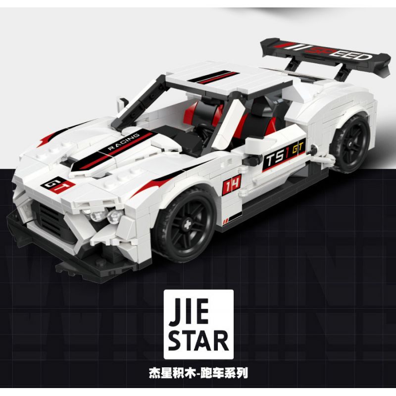 JIESTAR 92014 non  XE LÙI T51GT bộ đồ chơi xếp lắp ráp ghép mô hình Racers Đua Tốc Độ 585 khối