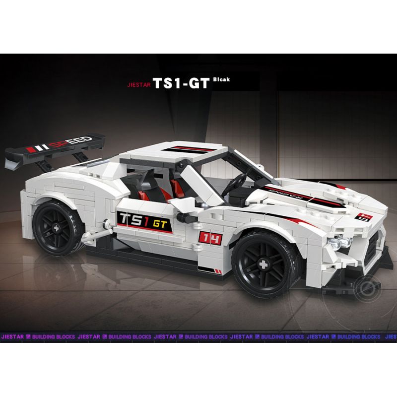 JIESTAR 92014 non  XE LÙI T51GT bộ đồ chơi xếp lắp ráp ghép mô hình Racers Đua Tốc Độ 585 khối