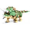 SEMBO 730970 non  TRICERATOPS ĐIỆN bộ đồ chơi xếp lắp ráp ghép mô hình Creator Expert DINOSAUR Chuyên Gia Sáng Tạo 1352 khối
