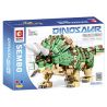 SEMBO 730970 non  TRICERATOPS ĐIỆN bộ đồ chơi xếp lắp ráp ghép mô hình Creator Expert DINOSAUR Chuyên Gia Sáng Tạo 1352 khối