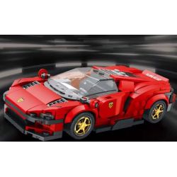 REBRICKABLE MOC-93918 93918 MOC93918 REOBRIX 11027 non  FERRARI DAYTONA SP3 bộ đồ chơi xếp lắp ráp ghép mô hình Speed Champions Racing Cars Đua Xe Công Thức 306 khối