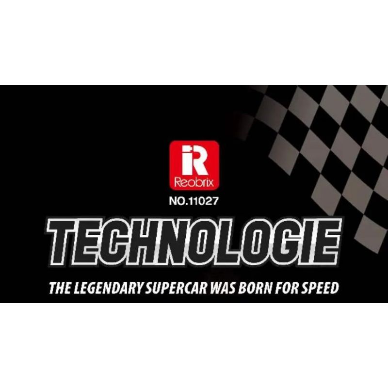 REBRICKABLE MOC-93918 93918 MOC93918 REOBRIX 11027 non  FERRARI DAYTONA SP3 bộ đồ chơi xếp lắp ráp ghép mô hình Speed Champions Racing Cars Đua Xe Công Thức 306 khối