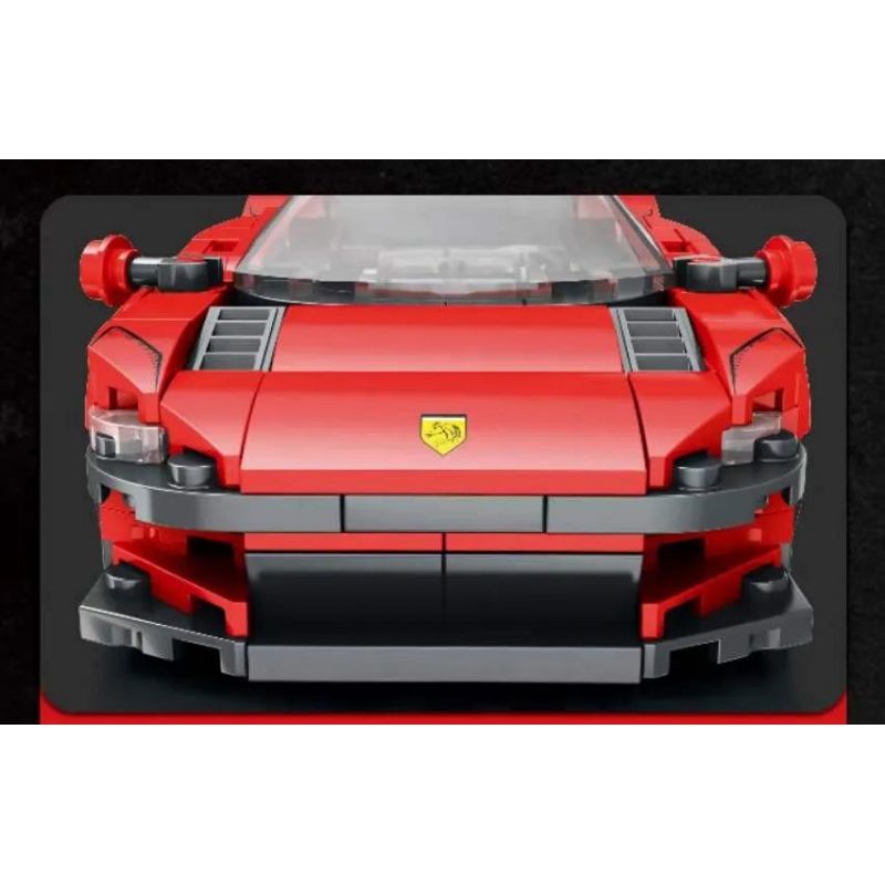 REBRICKABLE MOC-93918 93918 MOC93918 REOBRIX 11027 non  FERRARI DAYTONA SP3 bộ đồ chơi xếp lắp ráp ghép mô hình Speed Champions Racing Cars Đua Xe Công Thức 306 khối