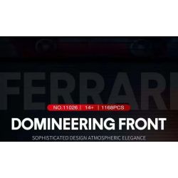 REOBRIX 11026 non  FERRARI DAYTONA SP3 1:16 tỷ lệ 1:16 bộ đồ chơi xếp lắp ráp ghép mô hình Creator Expert Chuyên Gia Sáng Tạo 1168 khối