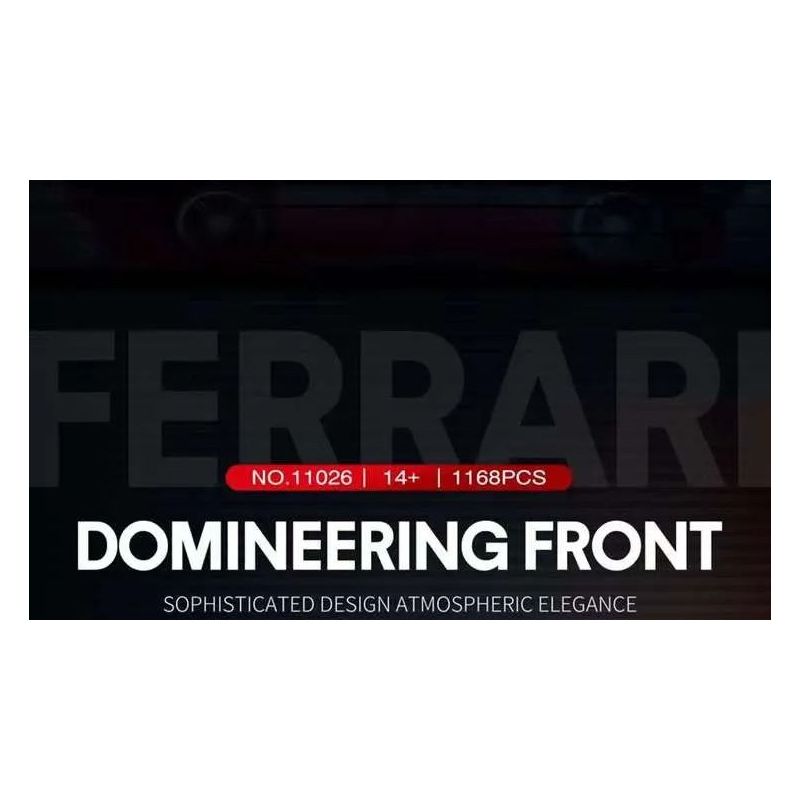 REOBRIX 11026 non  FERRARI DAYTONA SP3 1:16 tỷ lệ 1:16 bộ đồ chơi xếp lắp ráp ghép mô hình Creator Expert Chuyên Gia Sáng Tạo 1168 khối