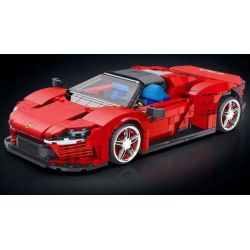 REOBRIX 11026 non  FERRARI DAYTONA SP3 1:16 tỷ lệ 1:16 bộ đồ chơi xếp lắp ráp ghép mô hình Creator Expert Chuyên Gia Sáng Tạo 1168 khối