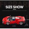 REOBRIX 11026 non  FERRARI DAYTONA SP3 1:16 tỷ lệ 1:16 bộ đồ chơi xếp lắp ráp ghép mô hình Creator Expert Chuyên Gia Sáng Tạo 1168 khối