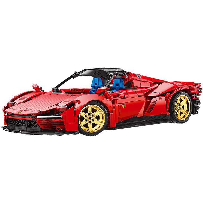 REOBRIX 11025 non Lego FERRARI DAYTONA SP3 1:10 tỷ lệ 1:10 bộ đồ chơi xếp lắp ráp ghép mô hình Technic Kỹ Thuật Công Nghệ Cao Mô Hình Phương Tiện 1958 khối