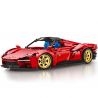 REOBRIX 11025 non  FERRARI DAYTONA SP3 1:10 tỷ lệ 1:10 bộ đồ chơi xếp lắp ráp ghép mô hình  Kỹ Thuật Công Nghệ Cao Mô Hình Phương Tiện 1958 khối
