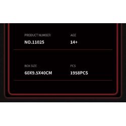 REOBRIX 11025 non  FERRARI DAYTONA SP3 1:10 tỷ lệ 1:10 bộ đồ chơi xếp lắp ráp ghép mô hình  Kỹ Thuật Công Nghệ Cao Mô Hình Phương Tiện 1958 khối