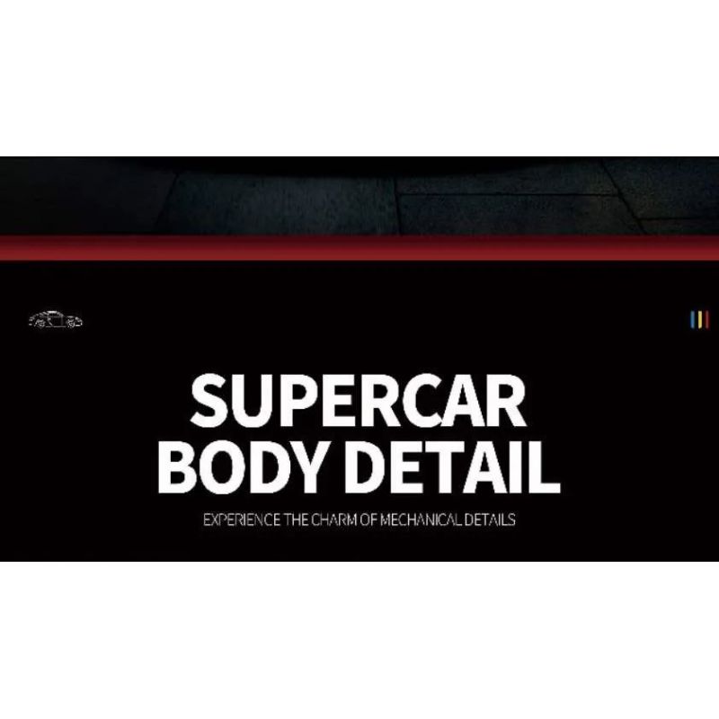 REOBRIX 11025 non  FERRARI DAYTONA SP3 1:10 tỷ lệ 1:10 bộ đồ chơi xếp lắp ráp ghép mô hình  Kỹ Thuật Công Nghệ Cao Mô Hình Phương Tiện 1958 khối