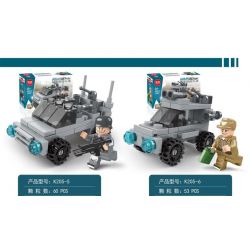 MINGDI K205 non  TIÊN PHONG VŨ TRANG QUÂN SỰ 8 TỔ HỢP bộ đồ chơi xếp lắp ráp ghép mô hình Military Army Quân Sự Bộ Đội