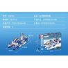 SEMBO 105732 non  022 TÀU PHÓNG TÊN LỬA bộ đồ chơi xếp lắp ráp ghép mô hình Iron Blood Heavy Equipment IRON BLOOD HEAVY EQUIPMENT TYPE 022 MISSILE BOAT Đặc Nhiệm Máu Và Sắt 935 khối