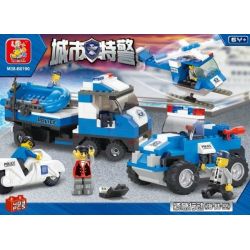 SLUBAN M38-B0190 B0190 0190 M38B0190 38-B0190 non  HOẠT ĐỘNG KHẨN CẤP (BIỂN ĐẤT VÀ HÀNG KHÔNG) bộ đồ chơi xếp lắp ráp ghép mô hình Police Cảnh Sát 403 khối