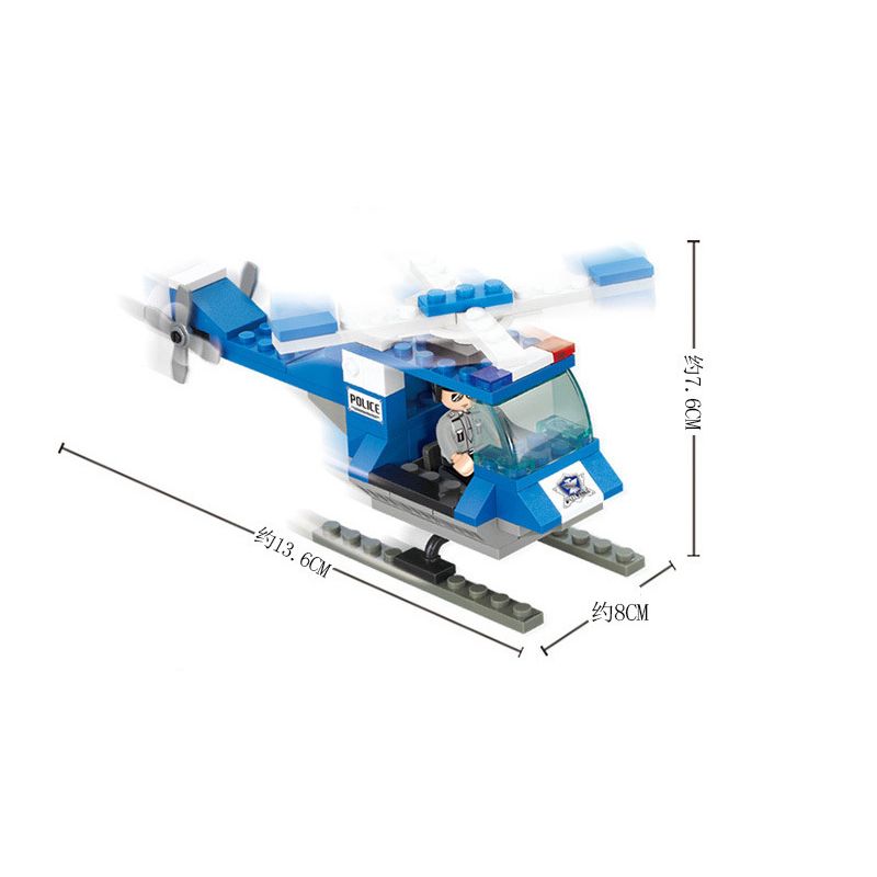 SLUBAN M38-B0190 B0190 0190 M38B0190 38-B0190 non  HOẠT ĐỘNG KHẨN CẤP (BIỂN ĐẤT VÀ HÀNG KHÔNG) bộ đồ chơi xếp lắp ráp ghép mô hình Police Cảnh Sát 403 khối