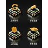 TA GAOLE T4014 4014 non  XE TĂNG T34 bộ đồ chơi xếp lắp ráp ghép mô hình Military Army TANK T34 Quân Sự Bộ Đội 2052 khối