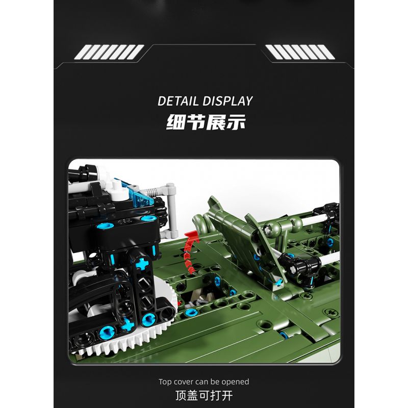 TA GAOLE T4015 4015 non  XE ĐỊA HÌNH CHIẾN BINH tỷ lệ 1:8 bộ đồ chơi xếp lắp ráp ghép mô hình  WARRIOR OFF-ROAD Kỹ Thuật Công Nghệ Cao Mô Hình Phương Tiện 3175 khối