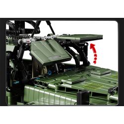 TA GAOLE T4015 4015 non  XE ĐỊA HÌNH CHIẾN BINH tỷ lệ 1:8 bộ đồ chơi xếp lắp ráp ghép mô hình  WARRIOR OFF-ROAD Kỹ Thuật Công Nghệ Cao Mô Hình Phương Tiện 3175 khối