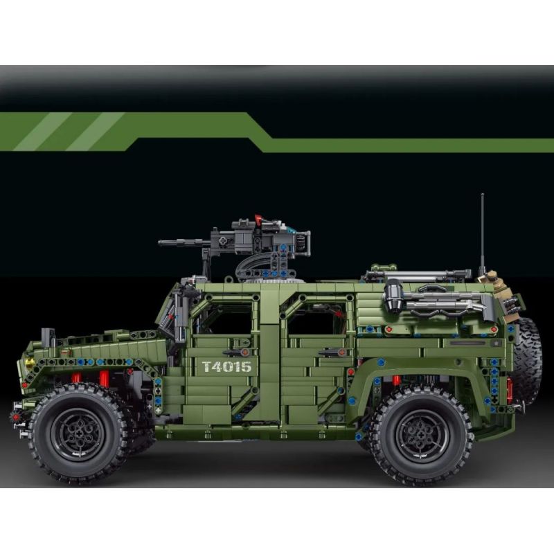 TA GAOLE T4015 4015 non  XE ĐỊA HÌNH CHIẾN BINH tỷ lệ 1:8 bộ đồ chơi xếp lắp ráp ghép mô hình  WARRIOR OFF-ROAD Kỹ Thuật Công Nghệ Cao Mô Hình Phương Tiện 3175 khối
