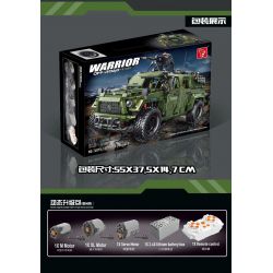 TA GAOLE T4015 4015 non  XE ĐỊA HÌNH CHIẾN BINH tỷ lệ 1:8 bộ đồ chơi xếp lắp ráp ghép mô hình  WARRIOR OFF-ROAD Kỹ Thuật Công Nghệ Cao Mô Hình Phương Tiện 3175 khối