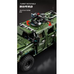 TA GAOLE T4015 4015 non  XE ĐỊA HÌNH CHIẾN BINH tỷ lệ 1:8 bộ đồ chơi xếp lắp ráp ghép mô hình  WARRIOR OFF-ROAD Kỹ Thuật Công Nghệ Cao Mô Hình Phương Tiện 3175 khối