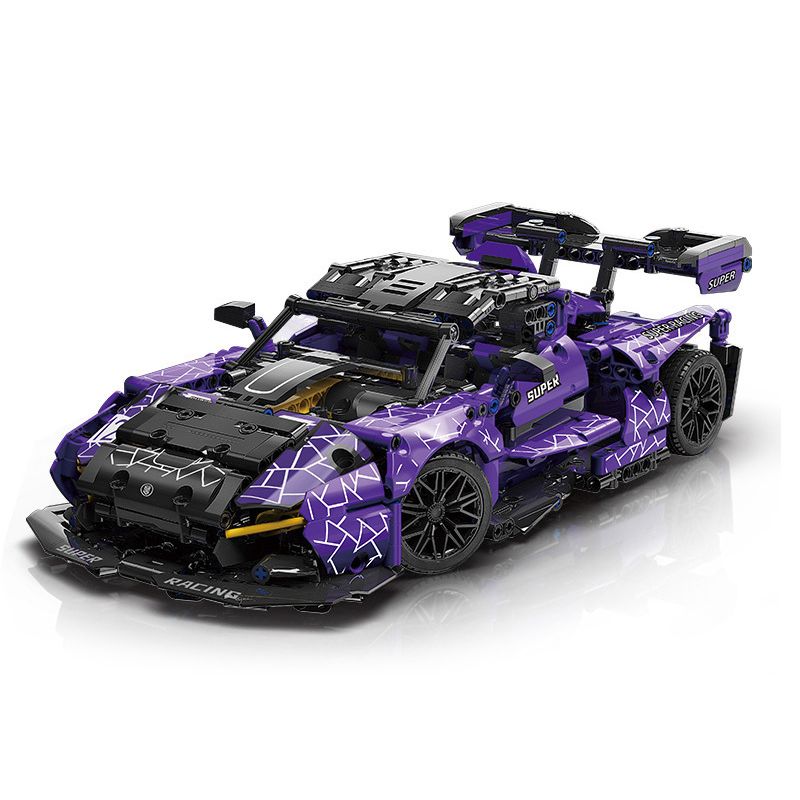 MOYU BLOCK MY88314 88314 non Lego MCLAREN SENNA GTR tỷ lệ 1:14 bộ đồ chơi xếp lắp ráp ghép mô hình Technic Kỹ Thuật Công Nghệ Cao Mô Hình Phương Tiện 1227 khối