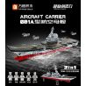 FORANGE FC6103 6103 non  TÀU SÂN BAY TYPE 001A bộ đồ chơi xếp lắp ráp ghép mô hình Military Army Quân Sự Bộ Đội 2002 khối