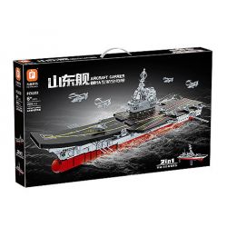 FORANGE FC6103 6103 non  TÀU SÂN BAY TYPE 001A bộ đồ chơi xếp lắp ráp ghép mô hình Military Army Quân Sự Bộ Đội 2002 khối