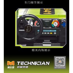 YONG LEXING 11018 non  XE ĐẦU KÉO JEEP WRANGLER bộ đồ chơi xếp lắp ráp ghép mô hình  Kỹ Thuật Công Nghệ Cao Mô Hình Phương Tiện 435 khối