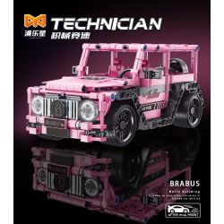 YONG LEXING 11016 non  XE LÙI BRABUS G63 bộ đồ chơi xếp lắp ráp ghép mô hình  Kỹ Thuật Công Nghệ Cao Mô Hình Phương Tiện 447 khối