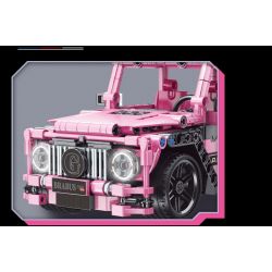 YONG LEXING 11016 non  XE LÙI BRABUS G63 bộ đồ chơi xếp lắp ráp ghép mô hình  Kỹ Thuật Công Nghệ Cao Mô Hình Phương Tiện 447 khối