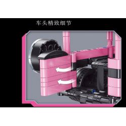 YONG LEXING 11016 non  XE LÙI BRABUS G63 bộ đồ chơi xếp lắp ráp ghép mô hình  Kỹ Thuật Công Nghệ Cao Mô Hình Phương Tiện 447 khối