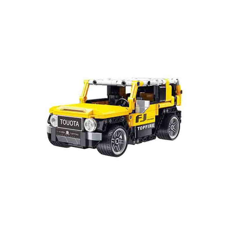 YONG LEXING 11015 non Lego XE ĐẦU KÉO TOYOTA CRUISER FJ bộ đồ chơi xếp lắp ráp ghép mô hình Technic TOYOTA LAND CRUISER Kỹ Thuật Công Nghệ Cao Mô Hình Phương Tiện 497 khối