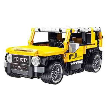 YONG LEXING 11015 non  XE ĐẦU KÉO TOYOTA CRUISER FJ bộ đồ chơi xếp lắp ráp ghép mô hình  TOYOTA LAND CRUISER Kỹ Thuật Công Nghệ Cao Mô Hình Phương Tiện 497 khối