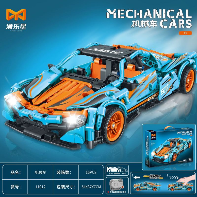 YONG LEXING 11012 non  XE LÙI MCLAREN P1 bộ đồ chơi xếp lắp ráp ghép mô hình  Kỹ Thuật Công Nghệ Cao Mô Hình Phương Tiện 451 khối