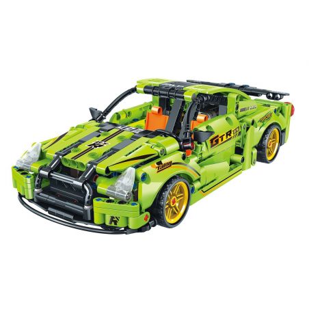 YONG LEXING 11011 non  XE ĐẦU KÉO NISSAN GTR R35 bộ đồ chơi xếp lắp ráp ghép mô hình  NISSAN GT-R R35 Kỹ Thuật Công Nghệ Cao Mô Hình Phương Tiện 437 khối