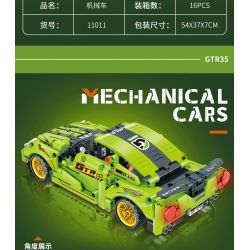 YONG LEXING 11011 non  XE ĐẦU KÉO NISSAN GTR R35 bộ đồ chơi xếp lắp ráp ghép mô hình  NISSAN GT-R R35 Kỹ Thuật Công Nghệ Cao Mô Hình Phương Tiện 437 khối