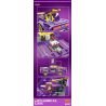 YONG LEXING 11010 non  DODGE CHALLENGER LÙI XE bộ đồ chơi xếp lắp ráp ghép mô hình  Kỹ Thuật Công Nghệ Cao Mô Hình Phương Tiện 463 khối