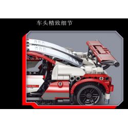 YONG LEXING 11008 non  XE KÉO AUDI TT RS bộ đồ chơi xếp lắp ráp ghép mô hình  Kỹ Thuật Công Nghệ Cao Mô Hình Phương Tiện 464 khối