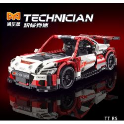 YONG LEXING 11008 non  XE KÉO AUDI TT RS bộ đồ chơi xếp lắp ráp ghép mô hình  Kỹ Thuật Công Nghệ Cao Mô Hình Phương Tiện 464 khối