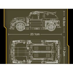 YONG LEXING 11006 non  XE LÙI BMW MINI JCW GP bộ đồ chơi xếp lắp ráp ghép mô hình  Kỹ Thuật Công Nghệ Cao Mô Hình Phương Tiện 484 khối