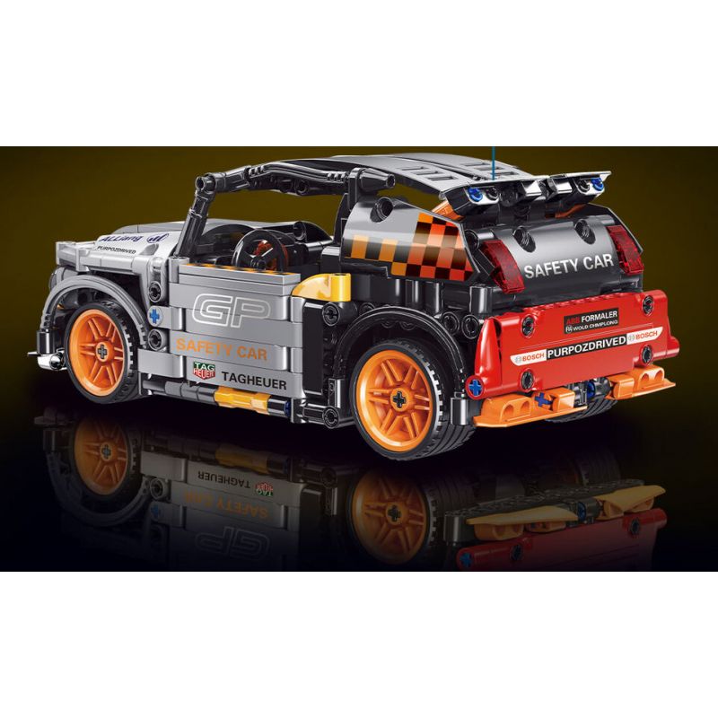 YONG LEXING 11006 non  XE LÙI BMW MINI JCW GP bộ đồ chơi xếp lắp ráp ghép mô hình  Kỹ Thuật Công Nghệ Cao Mô Hình Phương Tiện 484 khối