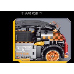 YONG LEXING 11006 non  XE LÙI BMW MINI JCW GP bộ đồ chơi xếp lắp ráp ghép mô hình  Kỹ Thuật Công Nghệ Cao Mô Hình Phương Tiện 484 khối